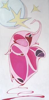 roze_olifant 40x80 cm 168